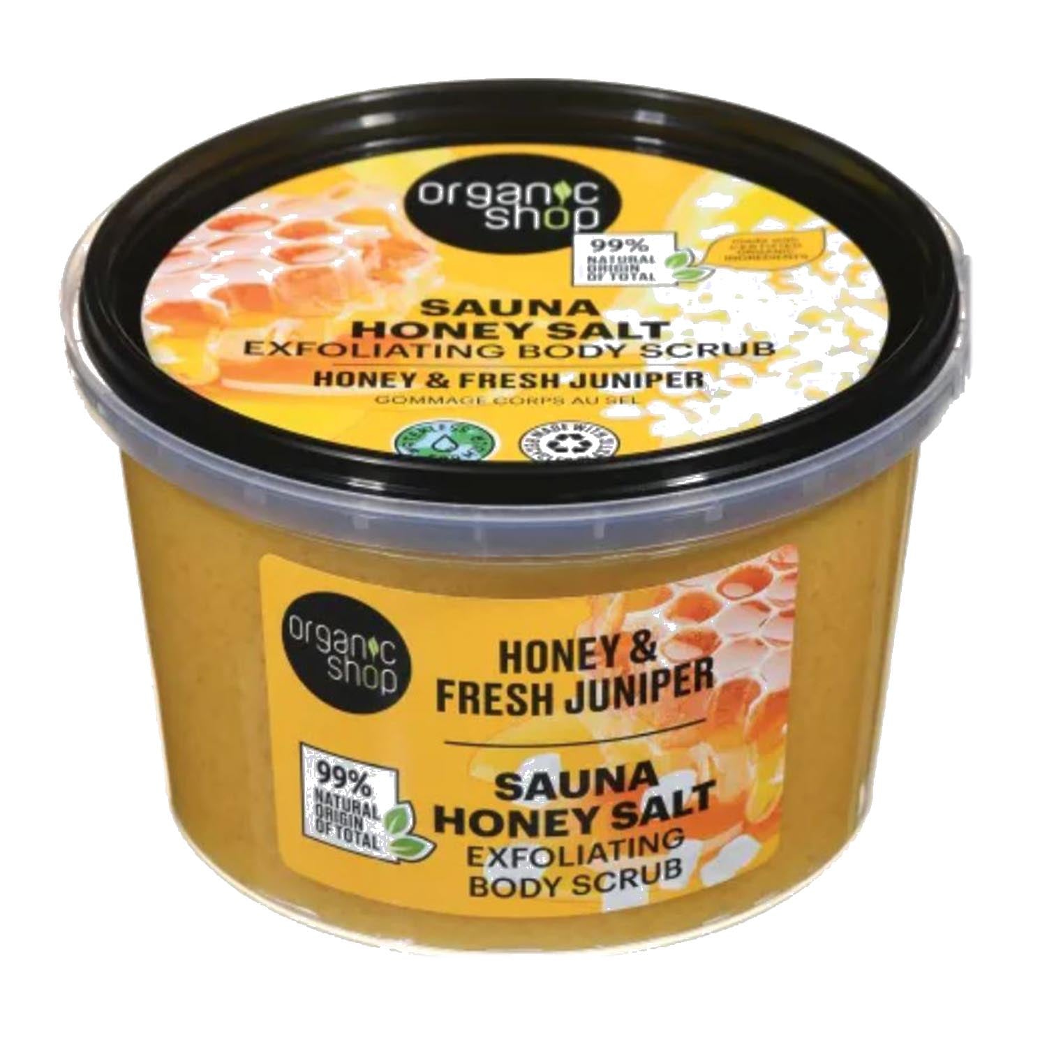 Organic Shop Sauna Exfoliante Corporal Sal Miel 250Ml